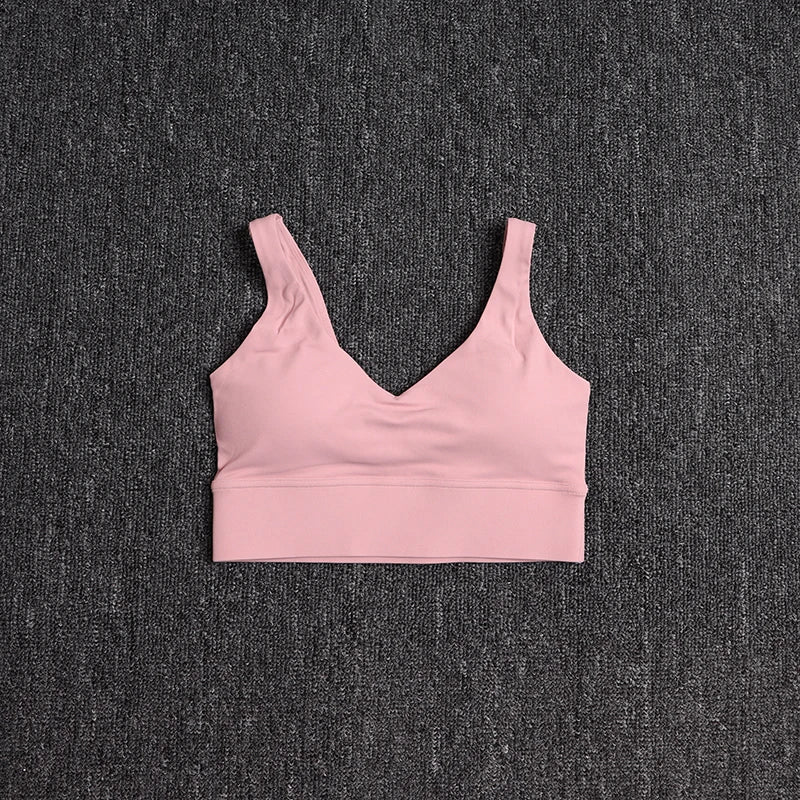 Shockproof Backless Sports Bra