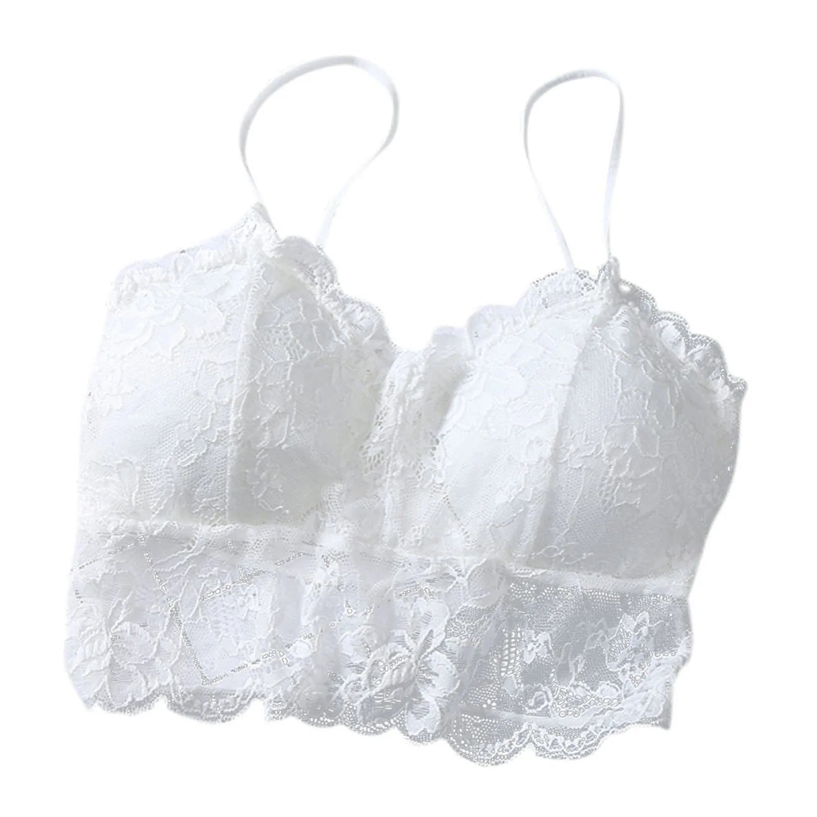 Lace Bralette Bustier Crop Top