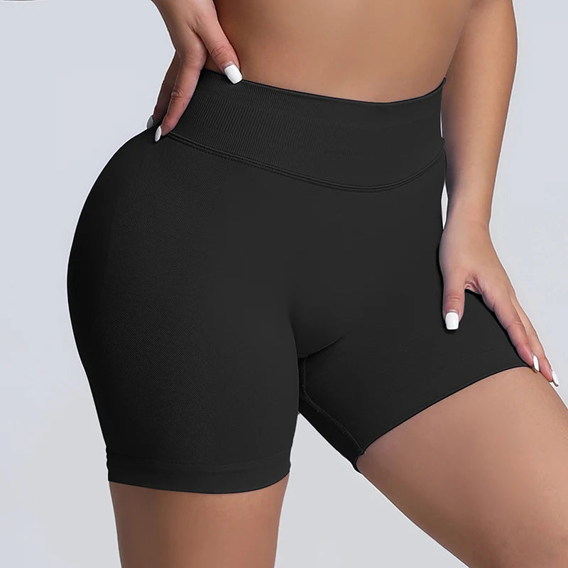 High Waist Scrunch Butt Gym Shorts