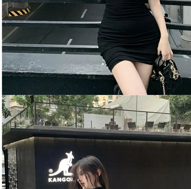 High Neck Bodycon Dress