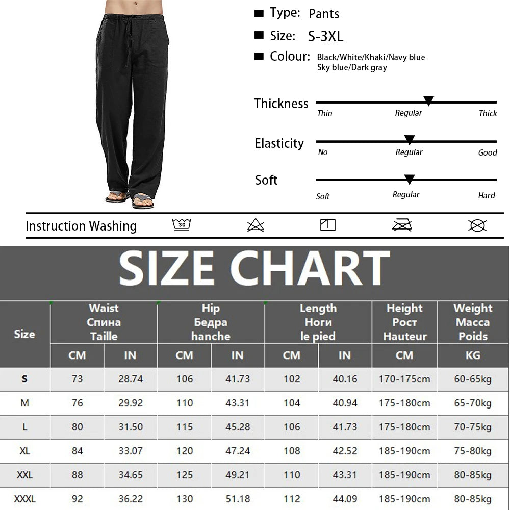 Lightweight Casual Streetwear Trousers