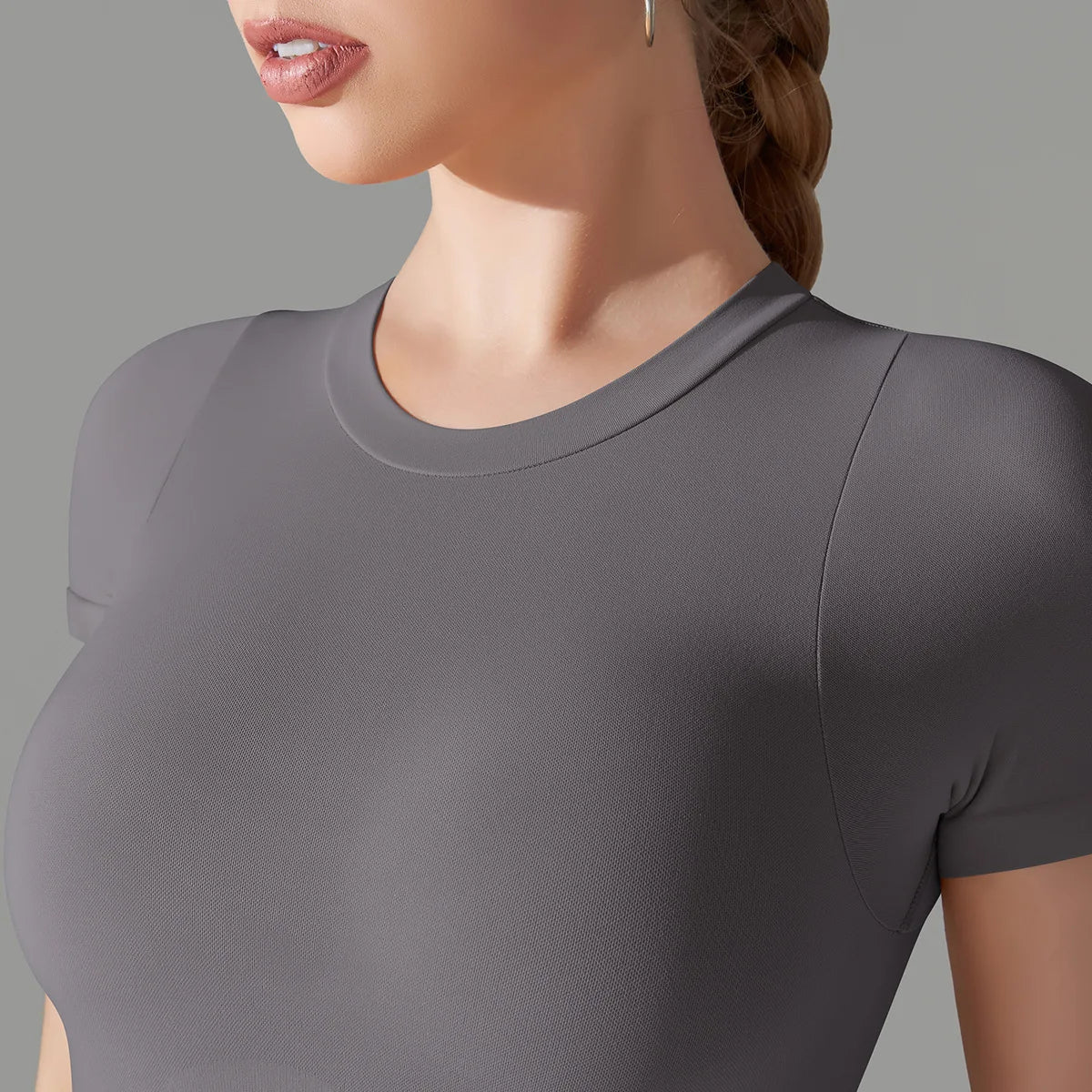 Women's Seamless Shapewear Short-Sleeve Bodysuit