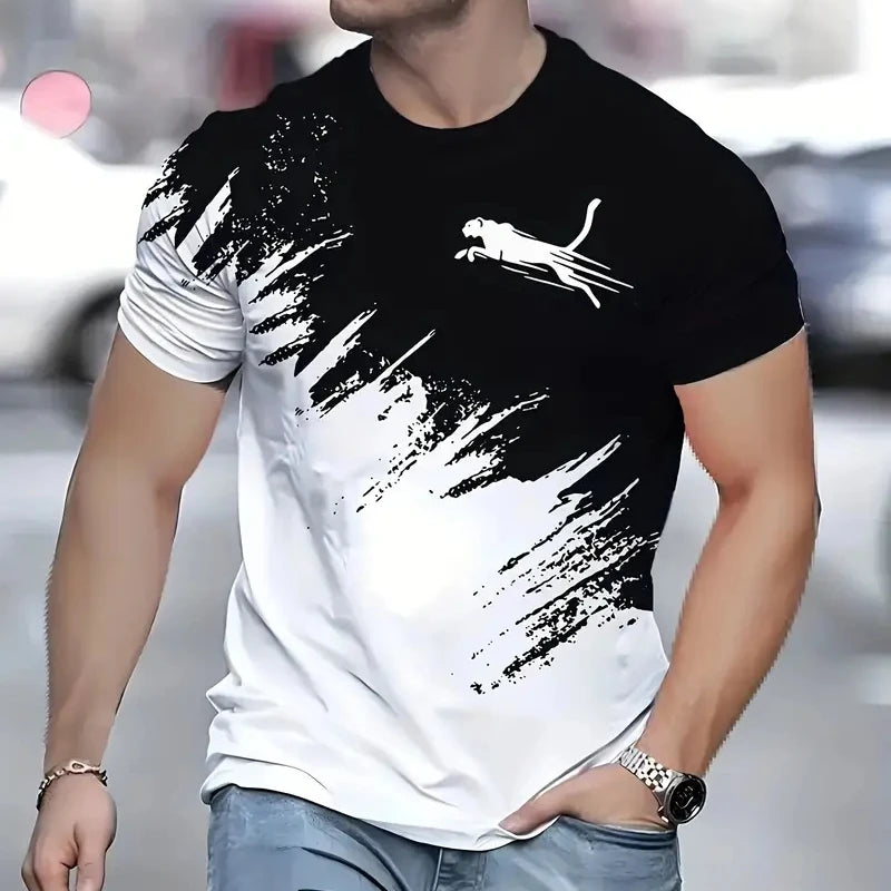 Animal Print 3D T-Shirt