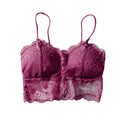Lace Bralette Bustier Crop Top