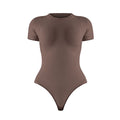 Women's Seamless Shapewear Short-Sleeve Bodysuit