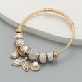 1PC Women's Fashion Pan Family DIY Multi Element Love Beaded Bracelet Date Travel Banquet Party Holiday Dressing Gift
