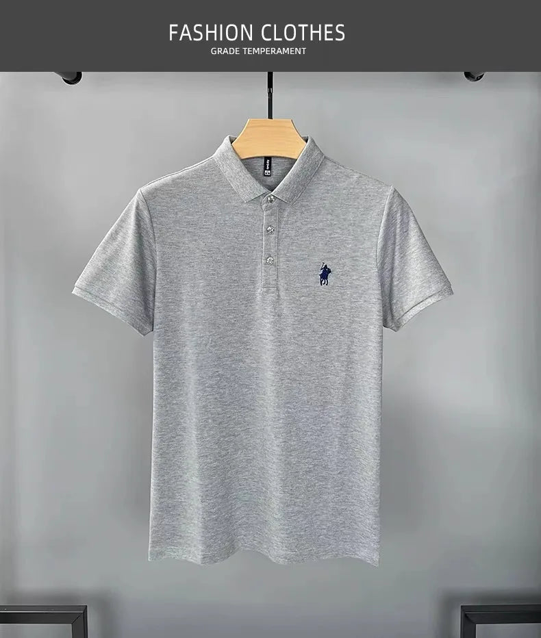Embroidered Cotton Polo Shirt