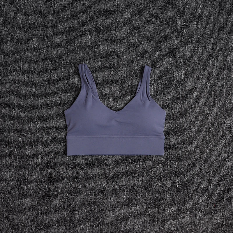 Shockproof Backless Sports Bra