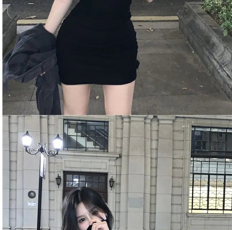 High Neck Bodycon Dress