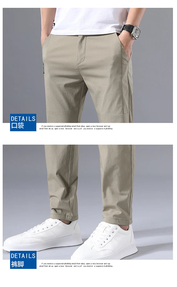 Slim Fit Stretch Chino Trousers