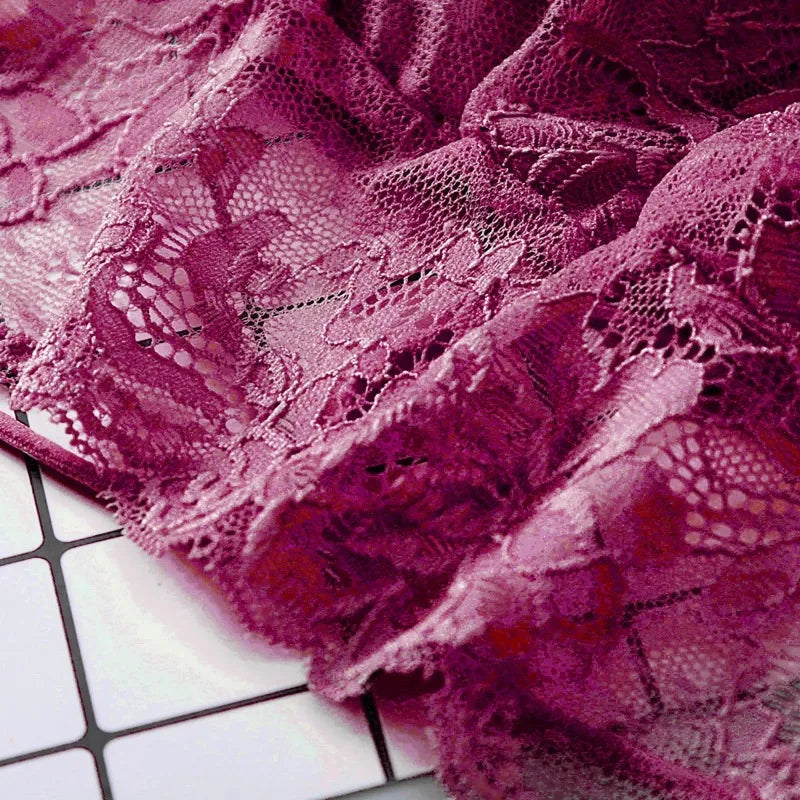 Lace Bralette Bustier Crop Top