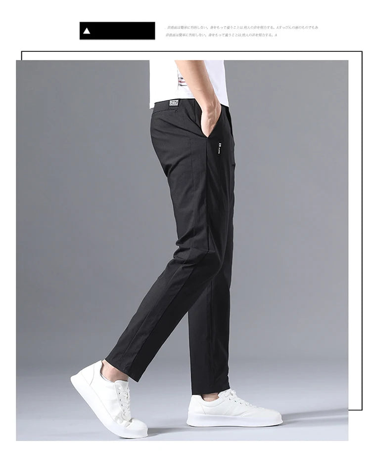 Slim Fit Stretch Chino Trousers