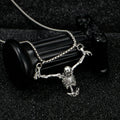 Halloween Punk Skull Pendant Necklace