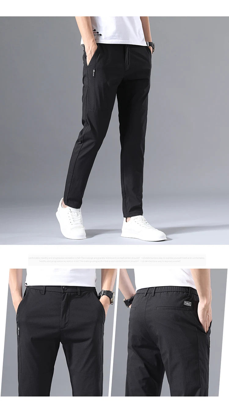 Slim Fit Stretch Chino Trousers