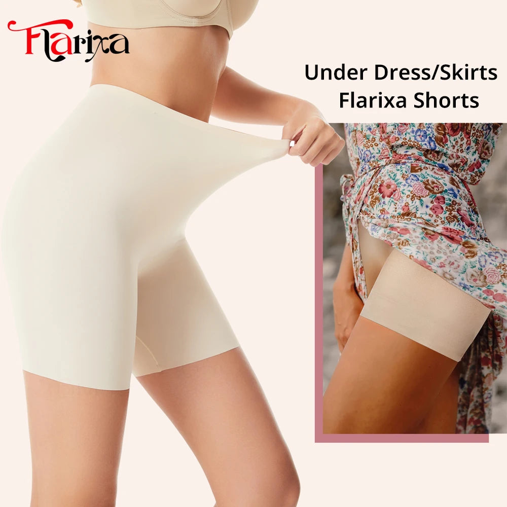 Women's Seamless High Waist Slip Shorts with Hip Lifting