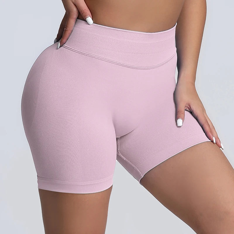 High Waist Scrunch Butt Gym Shorts