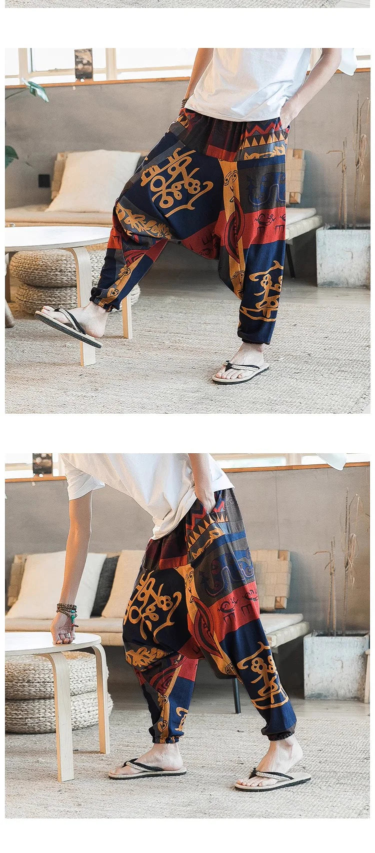 Vintage Harem Drop Crotch Joggers