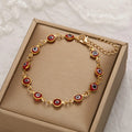 Lucky Evil Eye Adjustable Charm Bracelet