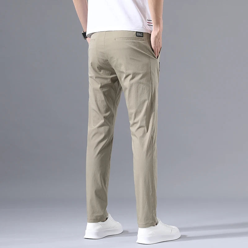 Slim Fit Stretch Chino Trousers