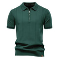 Slim Fit Zip Polo Shirt