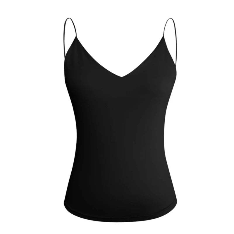 Slim Sleeveless Camisole Tank Top