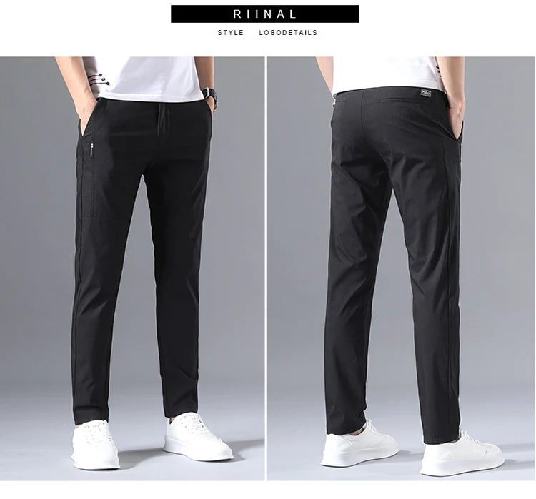 Slim Fit Stretch Chino Trousers