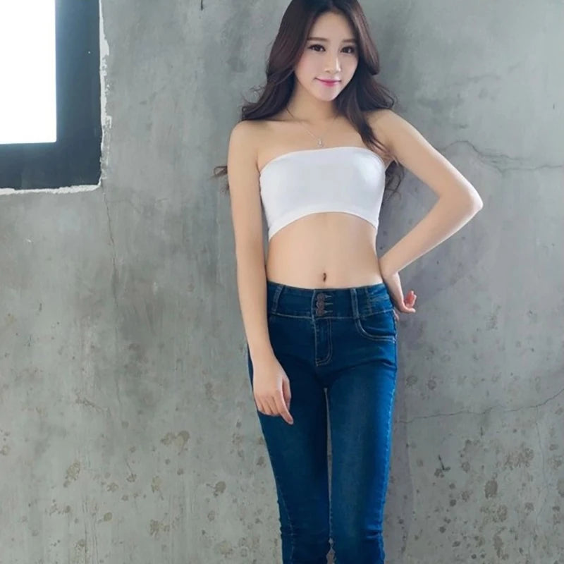 Seamless Bandeau Tube Top