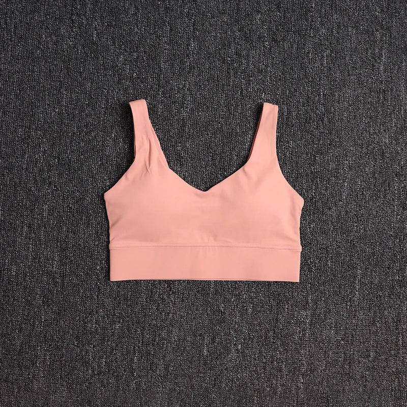 Shockproof Backless Sports Bra