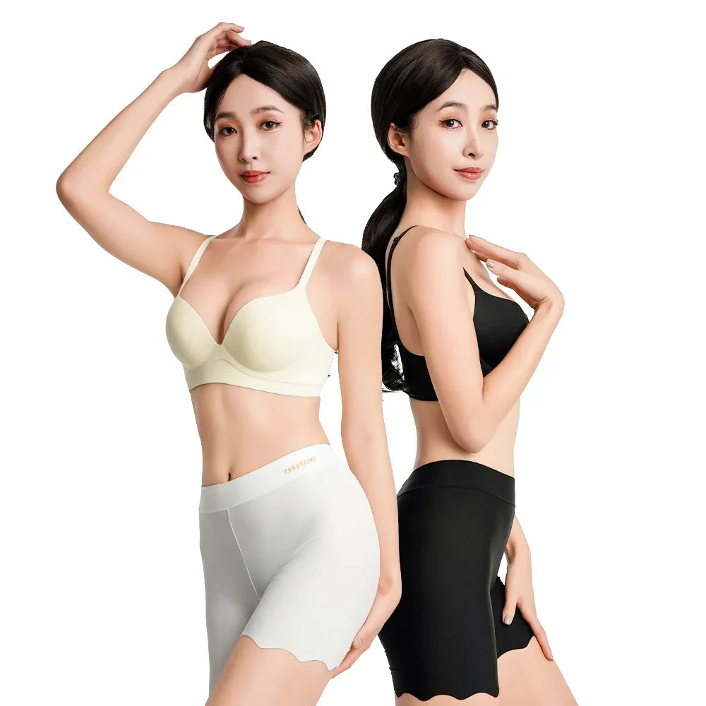 Women's High-Waist Seamless Ice Silk Briefs