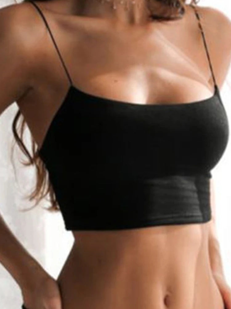 Halter Backless Crop Cami