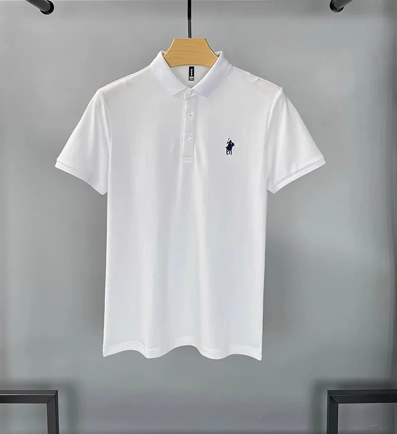 Embroidered Cotton Polo Shirt