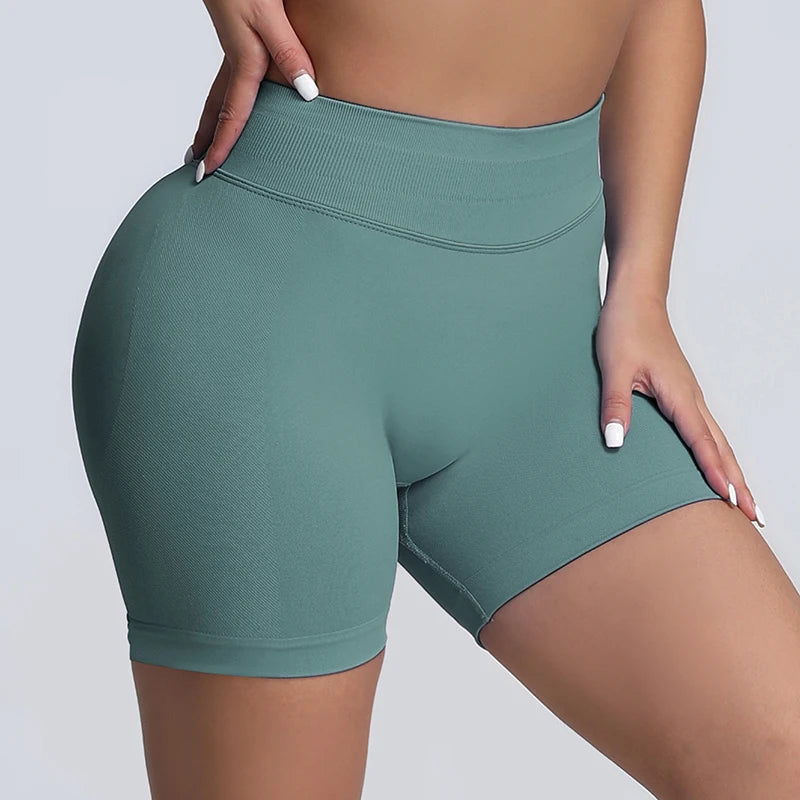 High Waist Scrunch Butt Gym Shorts