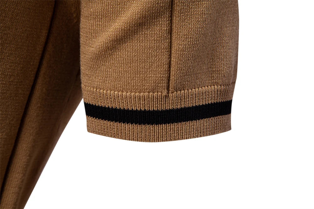 Slim Fit Zip Polo Shirt