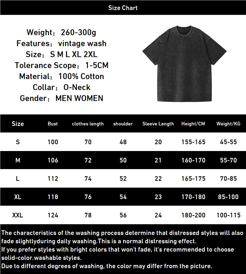Summer Jujutsu Kaisen Choso Anime  Washed T Shirt Merch Oversize T-Shirts for Men Women Summer Short Sleeve Tee Clothing