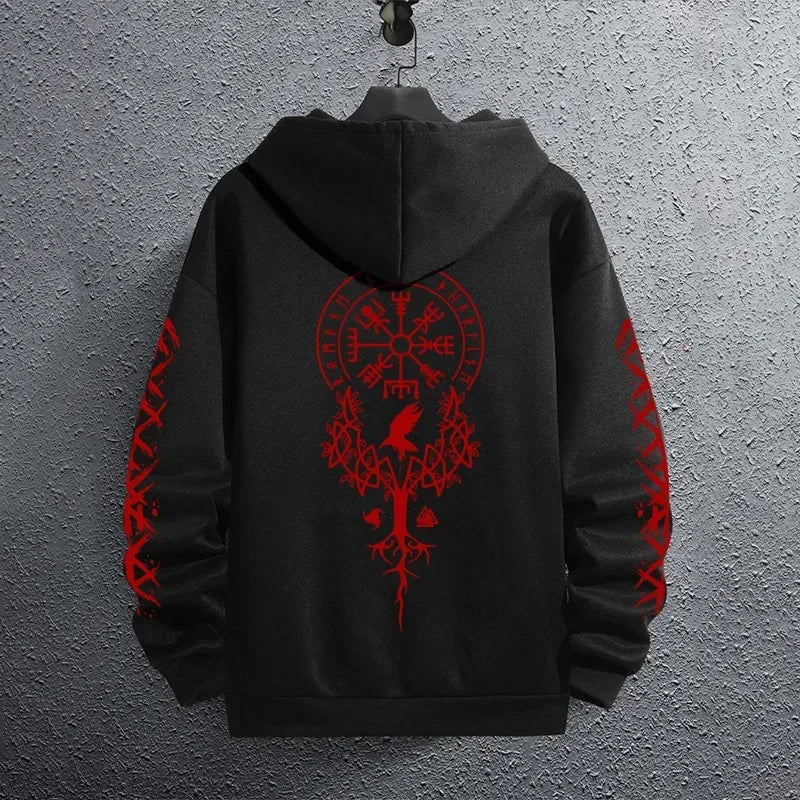 Sporty Pullover Hoodie Sweatshirt