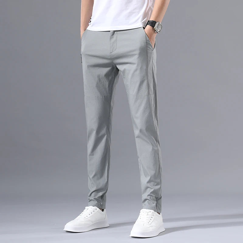 Slim Fit Stretch Chino Trousers